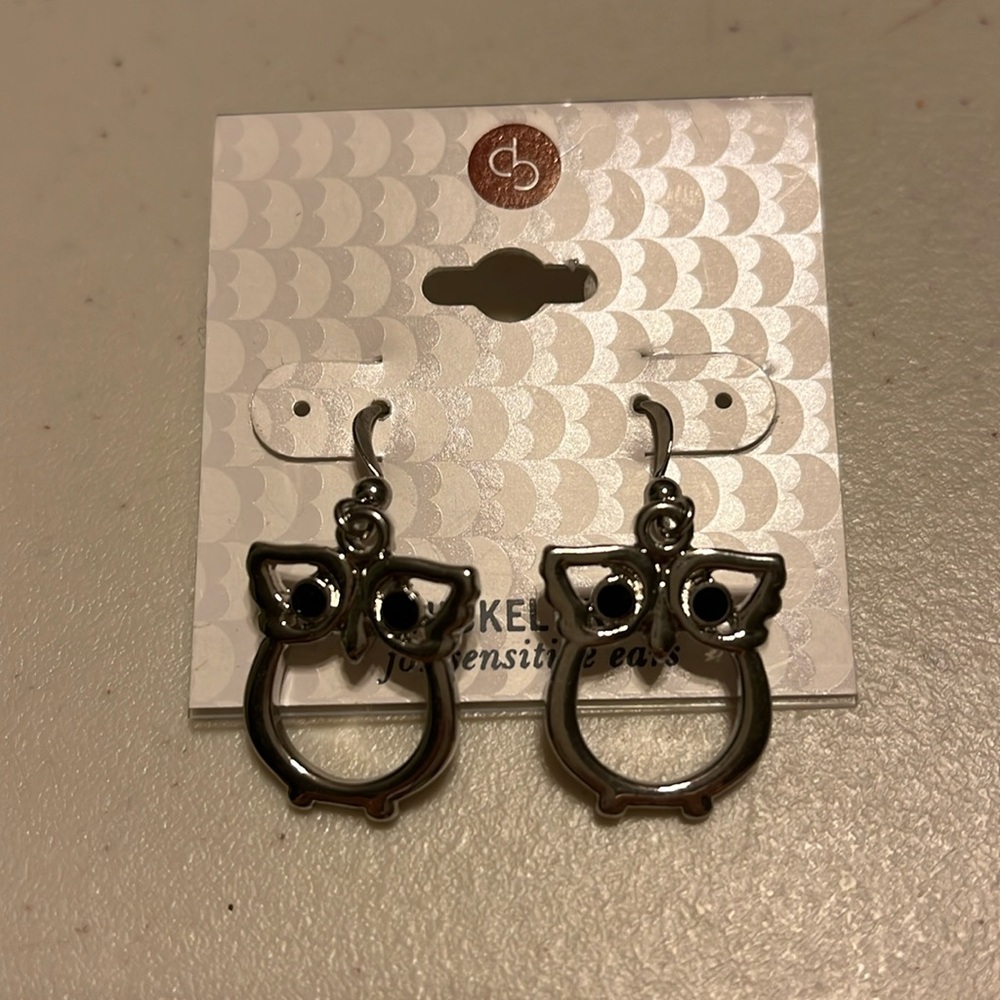 Owl earrings. Brand new never worn  nickel free for sensitive ears